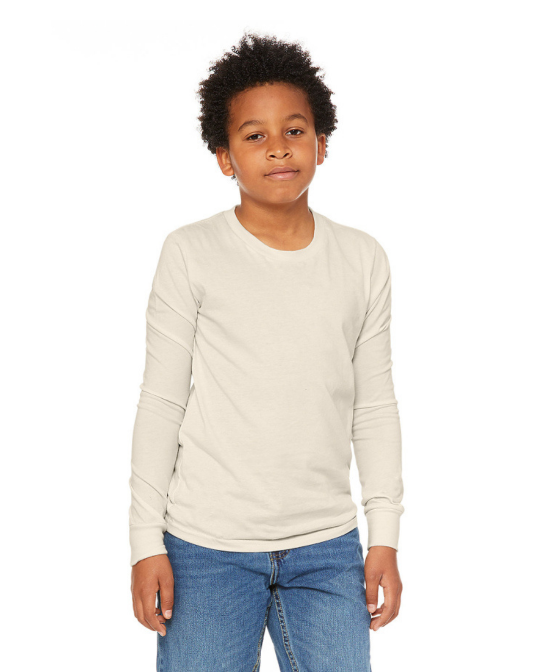 Bella + Canvas 3501Y Youth Jersey Long-Sleeve T-Shirt