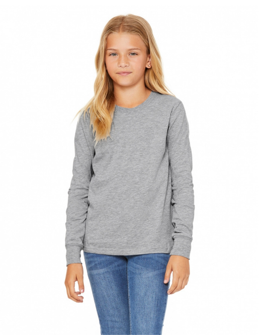 Bella + Canvas 3501Y Youth Jersey Long-Sleeve T-Shirt